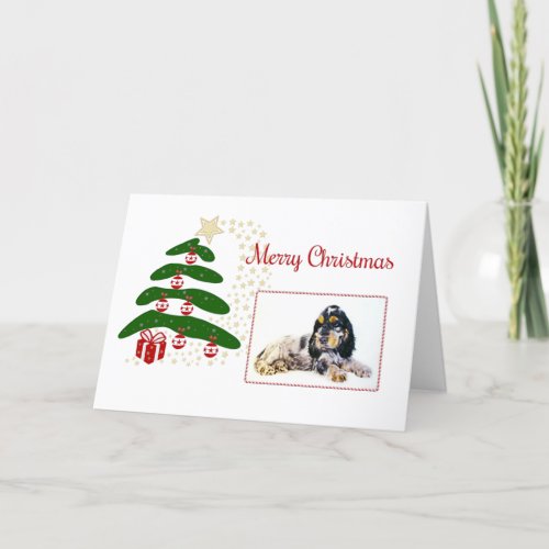 English Cocker Spaniel Holiday Card