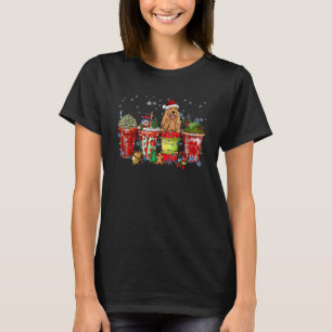 English Cocker Spaniel Iced Latte Snowmen Sweets S T-Shirt