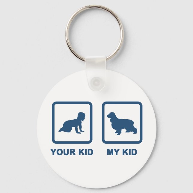 English Cocker Spaniel Keychain (Front)