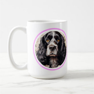English Cocker Spaniel minimal modern Coffee Mug