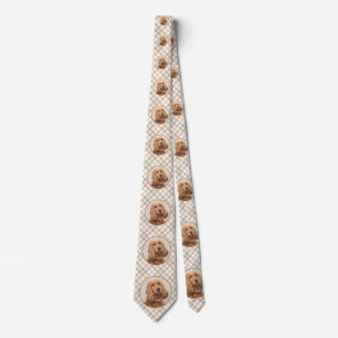 English Cocker Spaniel Painting - Original Dog Art Neck Tie