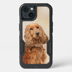 English Cocker Spaniel Painting - Original Dog Art iPhone 13 Case