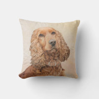 English Cocker Spaniel Painting - Original Dog Art
