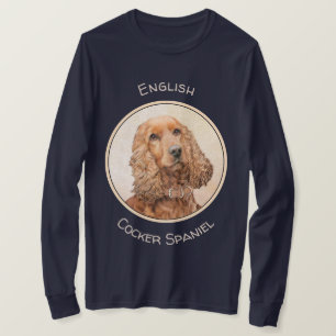 English Cocker Spaniel Painting - Original Dog Art T-Shirt