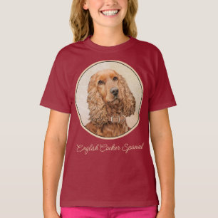 English Cocker Spaniel Painting - Original Dog Art T-Shirt