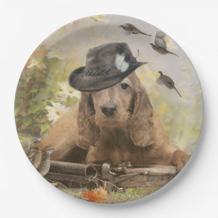 English Cocker Spaniel    Paper Plates