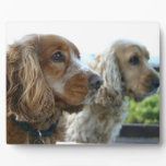 English Cocker Spaniel Plaque