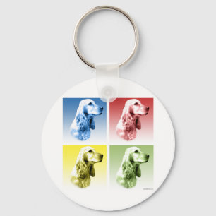 English Cocker Spaniel Pop Keychain