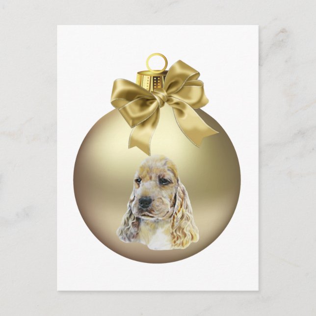 English Cocker Spaniel Postcard (Front)