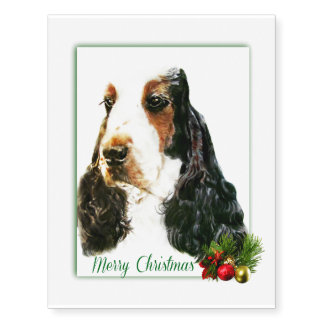 English Cocker Spaniel Temporary Tattoos