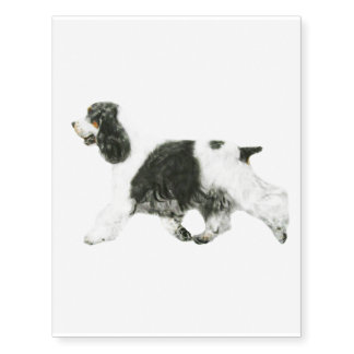 English Cocker Spaniel Temporary Tattoos