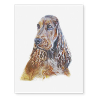 English Cocker Spaniel Temporary Tattoos