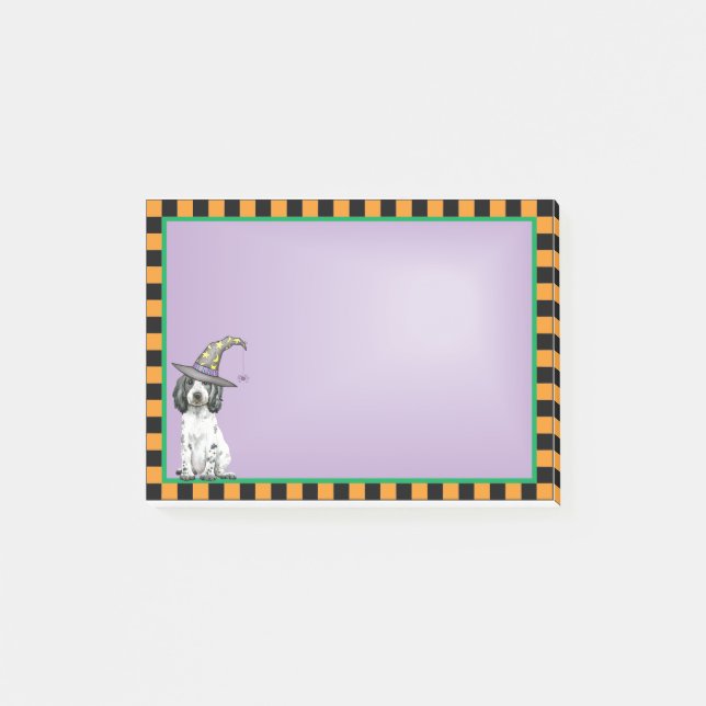 English Cocker Spaniel Witch Notes (Front)