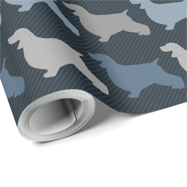 English Cocker Spaniel Wrapping Paper (Roll Corner)