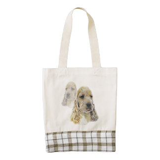 English Cocker Spaniel Zazzle HEART Tote Bag