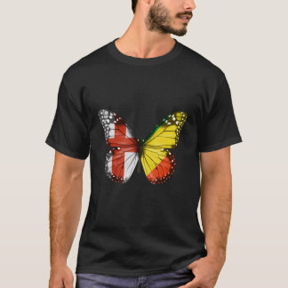 English Congon Flag Butterfly T-Shirt
