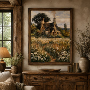 English Cottage 16x20 Wall Art