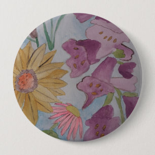 English Cottage Garden Button