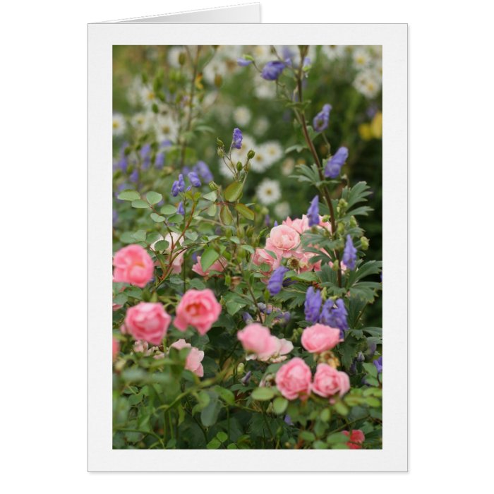 English Cottage Garden Card