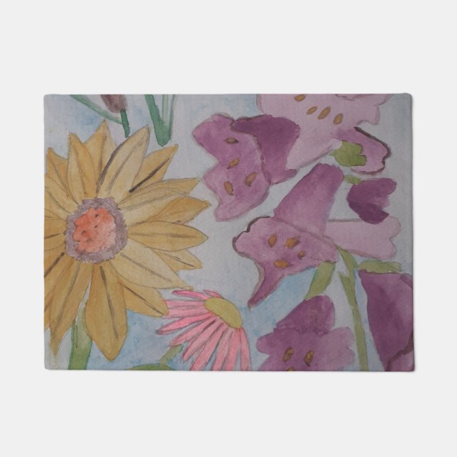 English Cottage Garden Door Mat (Front)