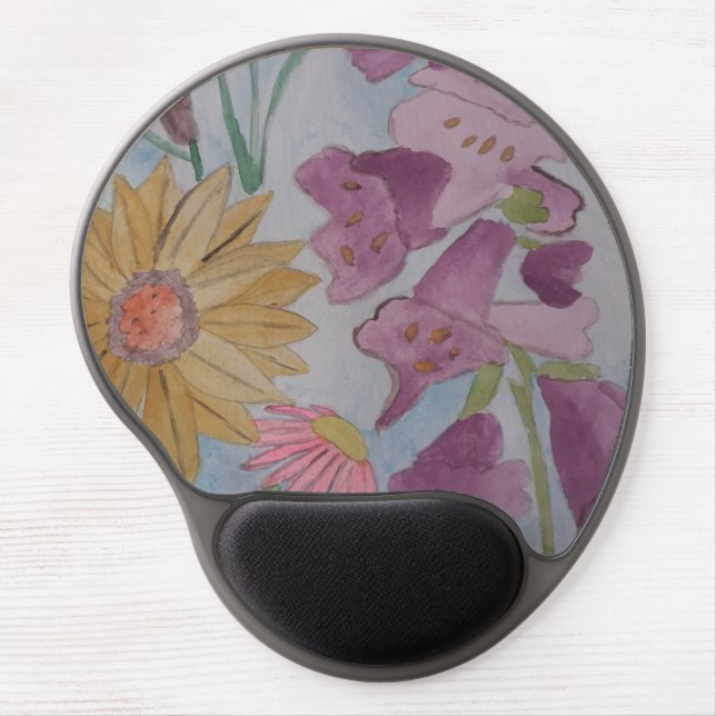 English Cottage Garden Gel Mouse Pad (Front)