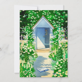 English Cottage Garden Watercolour Party Invitation