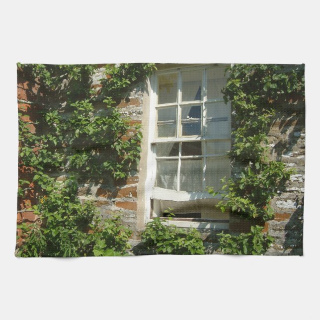 English Cottage I Charming Kitchen Towel (Horizontal)