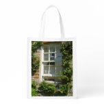 English Cottage I Charming Reusable Grocery Bag