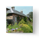 English Cottage II with Flower Garden Photography Button