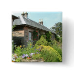 English Cottage II with Flower Garden Photography Button