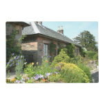 English Cottage II with Flower Garden Photography Placemat