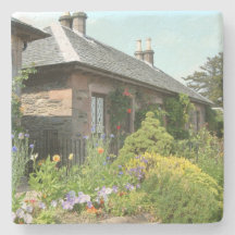 English Cottage II with Flower Garden Photography