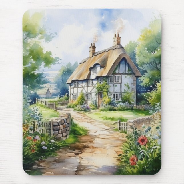 English Cottage Mouse Pad (Front)