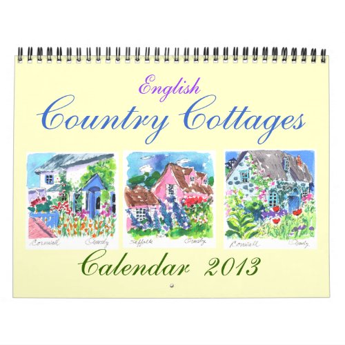 English Country Cottages 2013 Calendar