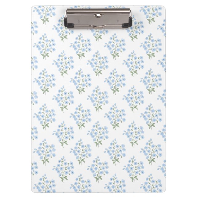 English Country Model with Vergismal non-flowers Clipboard (Front)
