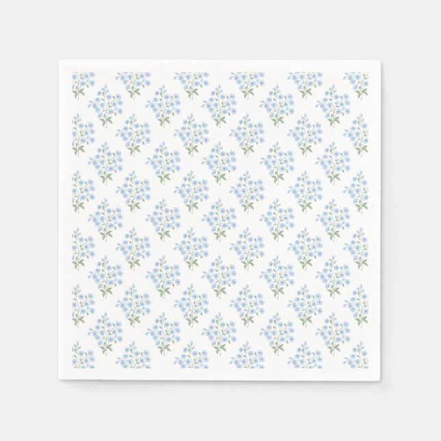 English Country Model with Vergismal non-flowers Napkins (Front)