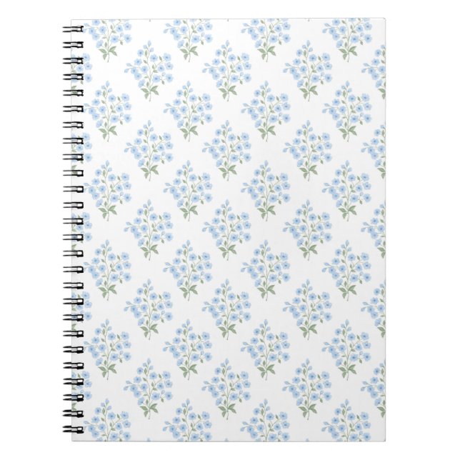 English Country Model with Vergismal non-flowers Notebook (Front)