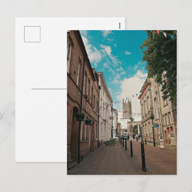 English country Town Holiday Postcard (Front/Back)