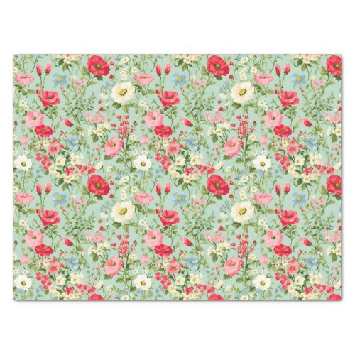 English Country Wildflower   Tissue Paper