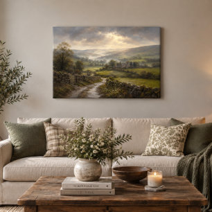 English Countryside 36x24 Gallery Wrap