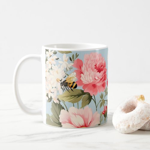 English Countryside Flower Garden  Coffee Mug