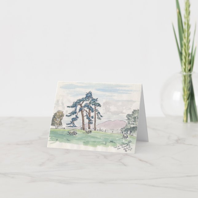 English Countryside Notecard (Front)