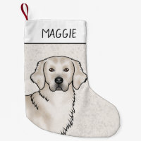 English Cream Golden Retriever Dog Custom Name