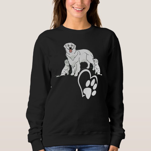 English Cream Golden Retriever Sweatshirt (Front)
