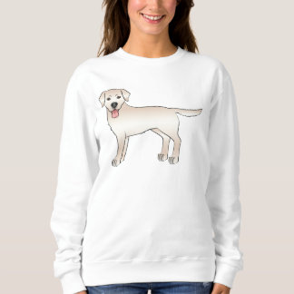 English Cream Labrador Retriever Cartoon Dog Sweatshirt