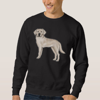 English Cream Labrador Retriever Cartoon Lab Dog Sweatshirt