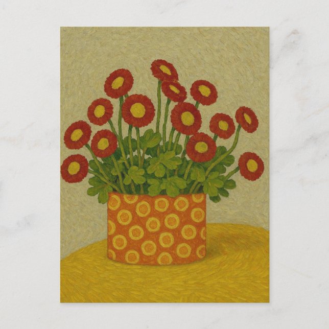 English Daisy Postcard (Front)