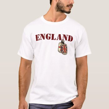 English Dog Tags T-shirt by EnglishTeePot at Zazzle
