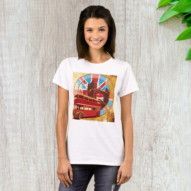 English Double Decker Bus T-Shirt (Creator Uploaded)