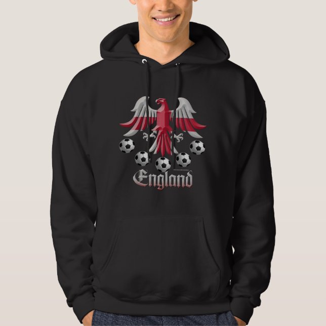 English Eagle Soccer Men's Hoodie (Front)